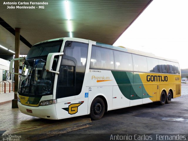 Empresa Gontijo de Transportes 12210 na cidade de João Monlevade, Minas Gerais, Brasil, por Antonio Carlos Fernandes. ID da foto: 4015908.