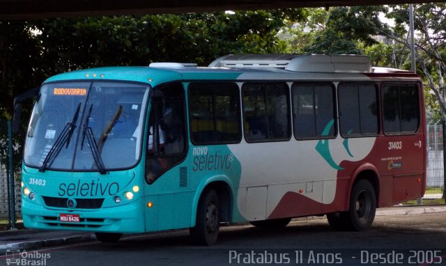 Viação Grande Vitória 31403 na cidade de Vitória, Espírito Santo, Brasil, por Cristiano Soares da Silva. ID da foto: 4016023.