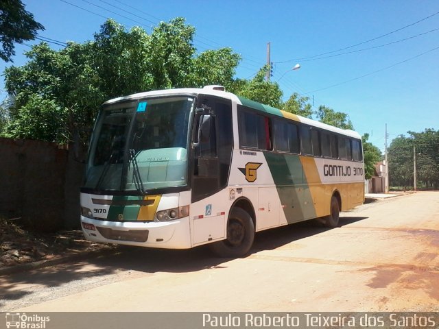 Empresa Gontijo de Transportes 3170 na cidade de Montalvânia, Minas Gerais, Brasil, por Paulo Roberto Teixeira dos Santos. ID da foto: 4015818.