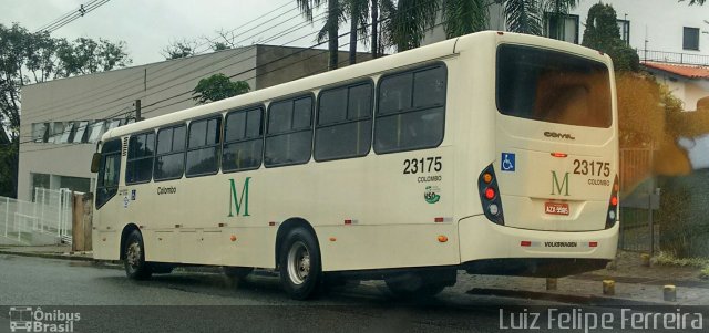 Viação Colombo 23175 na cidade de Curitiba, Paraná, Brasil, por Luiz Felipe Ferreira. ID da foto: 4015691.