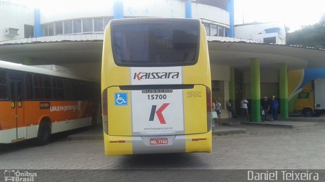 Kaissara - Viação Caiçara 15700 na cidade de Manhuaçu, Minas Gerais, Brasil, por Daniel Teixeira . Número da foto: #4014912.
