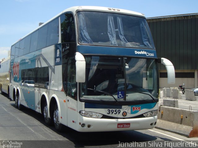 Auto Viação 1001 3959 na cidade de Rio de Janeiro, Rio de Janeiro, Brasil, por Jonathan Silva Figueiredo. Número da foto: #4014893.
