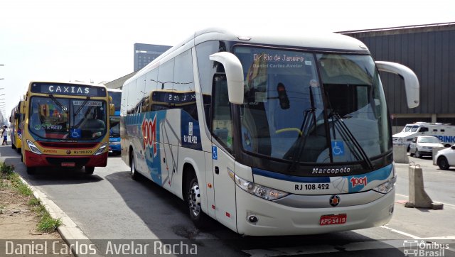 Auto Viação 1001 RJ 108.422 na cidade de Rio de Janeiro, Rio de Janeiro, Brasil, por Daniel Carlos  Avelar Rocha. ID da foto: 4016682.