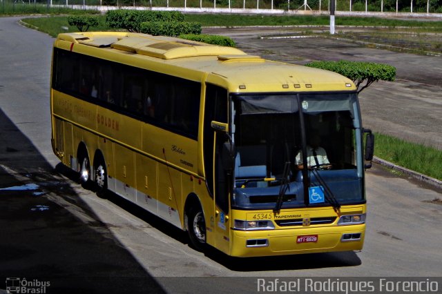 Viação Itapemirim 45345 na cidade de Aracaju, Sergipe, Brasil, por Rafael Rodrigues Forencio. Número da foto: #4016863.