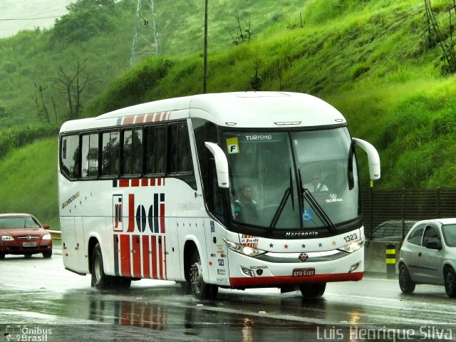 Jodi Itapeva Transportes 1323 na cidade de Aparecida, São Paulo, Brasil, por Luis Henrique Silva. ID da foto: 4018957.