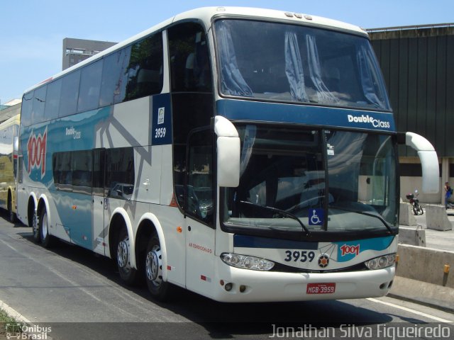 Auto Viação 1001 3959 na cidade de Rio de Janeiro, Rio de Janeiro, Brasil, por Jonathan Silva Figueiredo. Número da foto: #4017903.