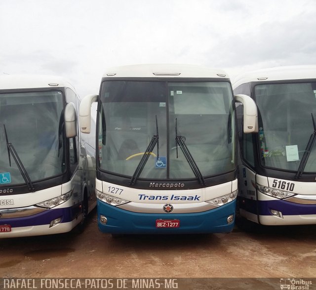 Trans Isaak Turismo 1277 na cidade de Aparecida, São Paulo, Brasil, por RAFAEL  JUNIO FONSECA. Número da foto: #4018977.