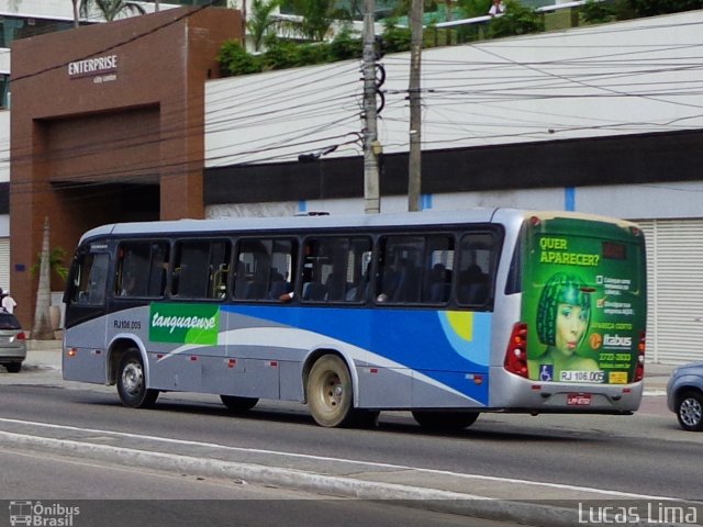 Auto Viação Tanguaense RJ 106.005 na cidade de Itaboraí, Rio de Janeiro, Brasil, por Lucas Lima. Número da foto: #4017659.