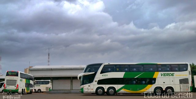 Verde Transportes 4503 na cidade de Cuiabá, Mato Grosso, Brasil, por Eduardo Benetti . ID da foto: 4019077.