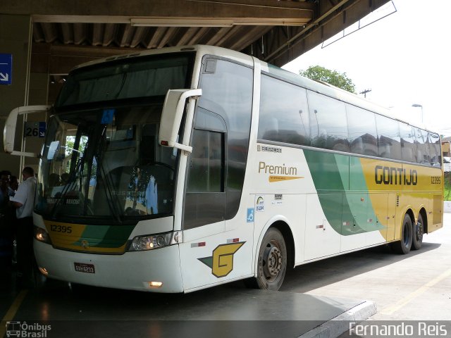 Empresa Gontijo de Transportes 12395 na cidade de Ribeirão Preto, São Paulo, Brasil, por Fernando Reis. Número da foto: #4020257.