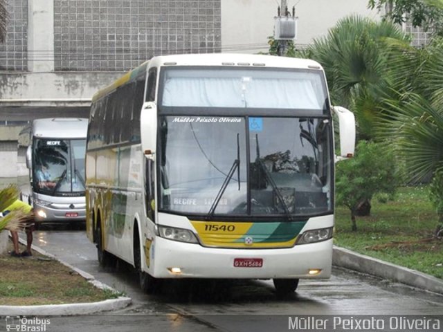 Empresa Gontijo de Transportes 11540 na cidade de Recife, Pernambuco, Brasil, por Müller Peixoto. ID da foto: 4020351.