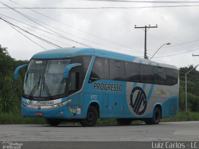 Auto Viação Progresso 6172 na cidade de Recife, Pernambuco, Brasil, por Luiz Carlos de Santana. Número da foto: #4020901.