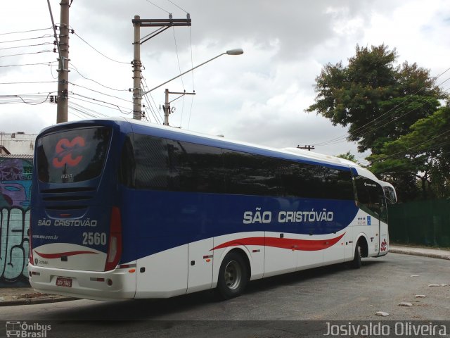 Viação São Cristóvão 2560 na cidade de São Paulo, São Paulo, Brasil, por Josivaldo Oliveira. Número da foto: #4020563.