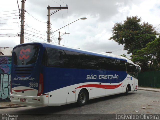 Viação São Cristóvão 2560 na cidade de São Paulo, São Paulo, Brasil, por Josivaldo Oliveira. ID da foto: 4020563.