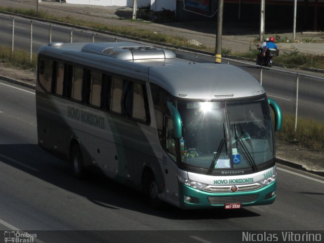 Novo Horizonte Turismo 3626 na cidade de Parnamirim, Rio Grande do Norte, Brasil, por Nícolas Vitorino Lopes. Número da foto: #4021361.