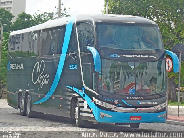 Empresa de Ônibus Nossa Senhora da Penha 53070 na cidade de Fortaleza, Ceará, Brasil, por Amós  Mattos. Número da foto: #4023334.