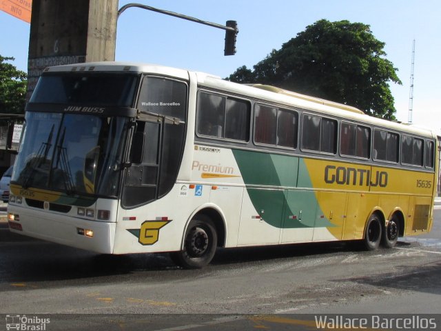 Empresa Gontijo de Transportes 15635 na cidade de Rio de Janeiro, Rio de Janeiro, Brasil, por Wallace Barcellos. ID da foto: 4022155.