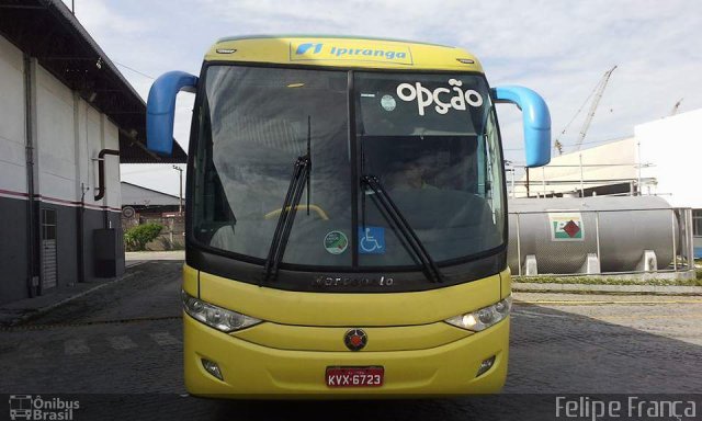 Opção Fretamento e Turismo RJ 632.085 na cidade de Rio de Janeiro, Rio de Janeiro, Brasil, por Felipe França. Número da foto: #4022753.