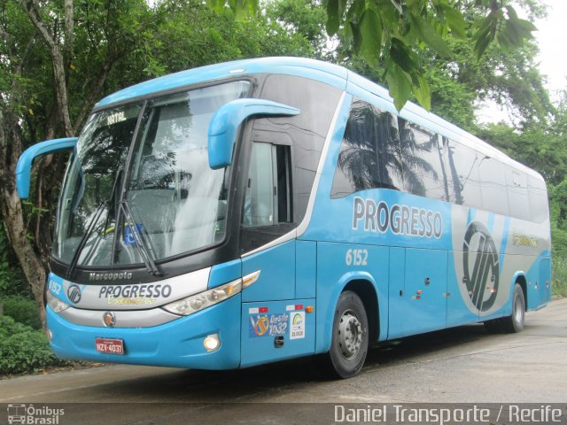 Auto Viação Progresso 6152 na cidade de Recife, Pernambuco, Brasil, por Daniel  Julio. Número da foto: #4022874.