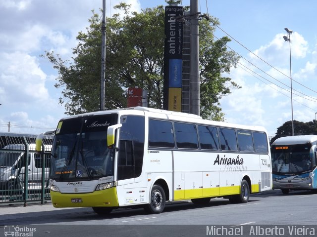 Viação Ariranha 7055 na cidade de São Paulo, São Paulo, Brasil, por Michael  Alberto Vieira. ID da foto: 4022060.