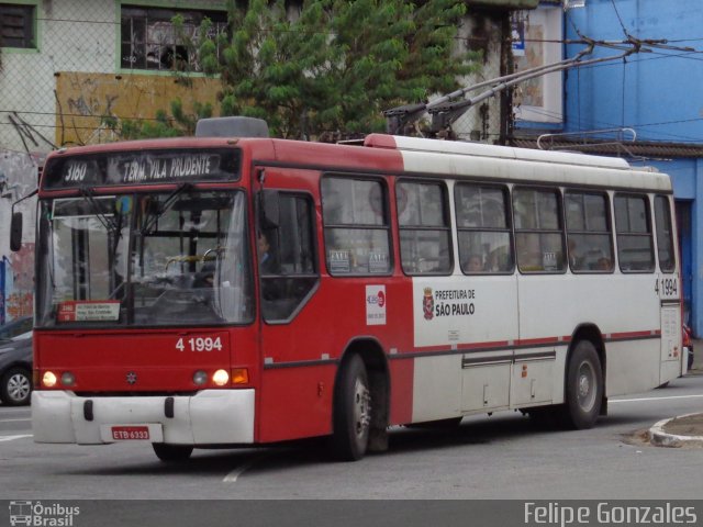 Himalaia Transportes > Ambiental Transportes Urbanos 4 1994 na cidade de São Paulo, São Paulo, Brasil, por Felipe Gonzales. Número da foto: #4026258.