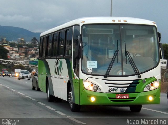 GW Transportes e Turismo 120 na cidade de Belo Horizonte, Minas Gerais, Brasil, por Adão Raimundo Marcelino. Número da foto: #4025244.