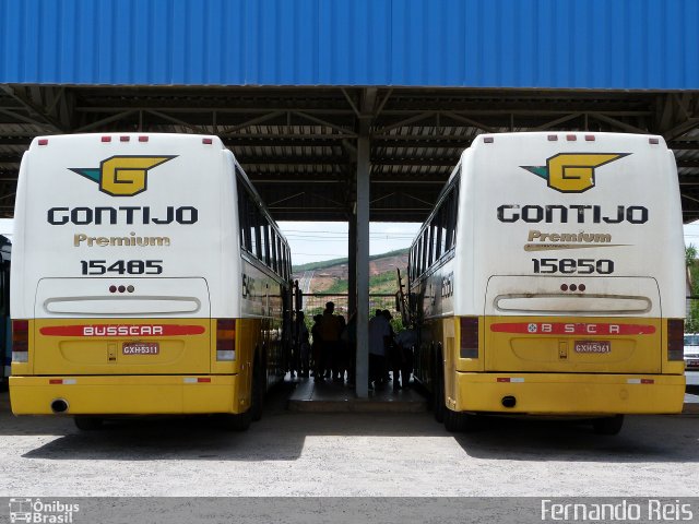 Empresa Gontijo de Transportes 15850 na cidade de Salinas, Minas Gerais, Brasil, por Fernando Reis. ID da foto: 4024847.