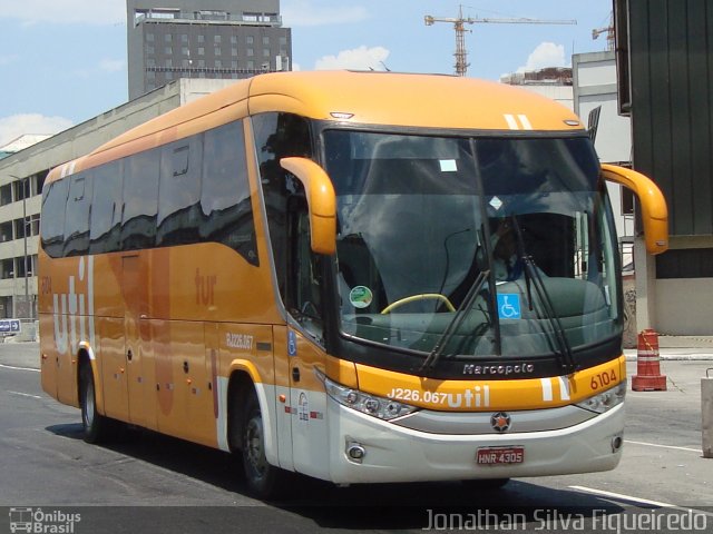 UTIL - União Transporte Interestadual de Luxo RJ 226.067 na cidade de Rio de Janeiro, Rio de Janeiro, Brasil, por Jonathan Silva Figueiredo. Número da foto: #4025655.
