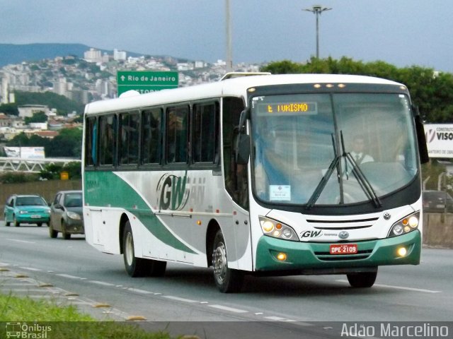 GW Transportes e Turismo 110 na cidade de Belo Horizonte, Minas Gerais, Brasil, por Adão Raimundo Marcelino. ID da foto: 4025259.