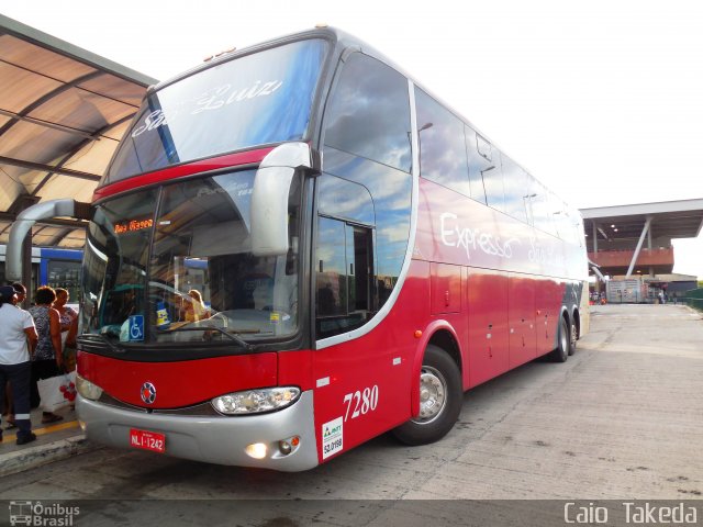 Expresso São Luiz 7280 na cidade de Osasco, São Paulo, Brasil, por Caio  Takeda. Número da foto: #4024045.