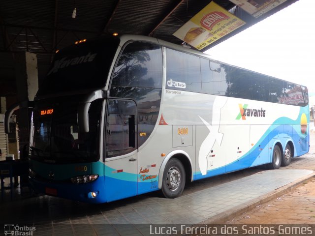 Viação Xavante 6400 na cidade de Iporá, Goiás, Brasil, por Lucas Ferreira dos Santos Gomes. ID da foto: 4025070.