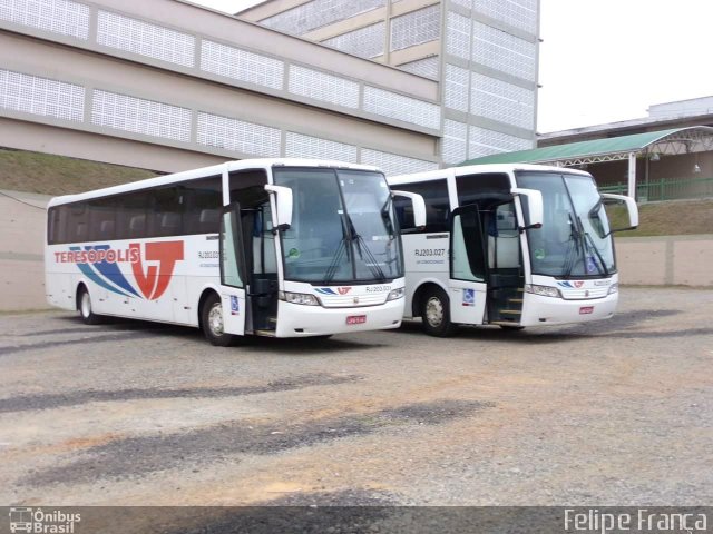 Viação Teresópolis RJ 203.031 na cidade de Belford Roxo, Rio de Janeiro, Brasil, por Felipe França. Número da foto: #4024935.