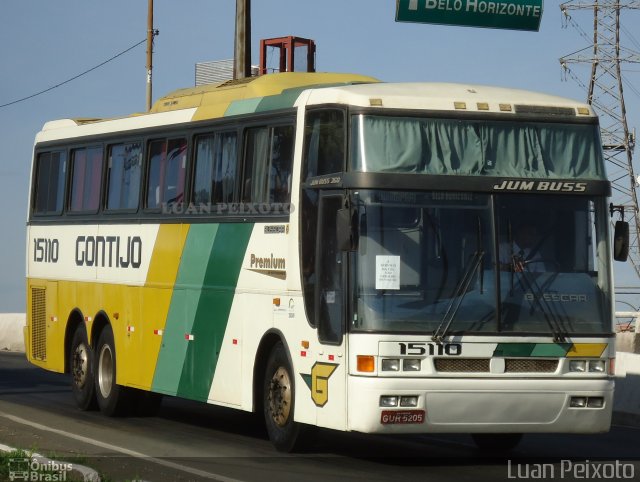 Empresa Gontijo de Transportes 15110 na cidade de Viana, Espírito Santo, Brasil, por Luan Peixoto. ID da foto: 4028276.