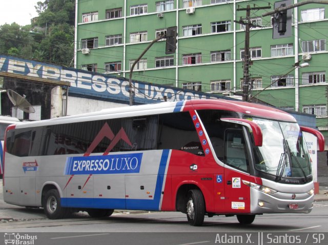 Expresso Luxo 11012 na cidade de Santos, São Paulo, Brasil, por Adam Xavier Rodrigues Lima. Número da foto: #4027433.