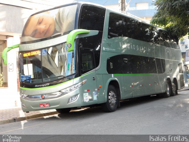 Viação Garcia 7207 na cidade de Poços de Caldas, Minas Gerais, Brasil, por Isaias Freitas. Número da foto: #4027604.