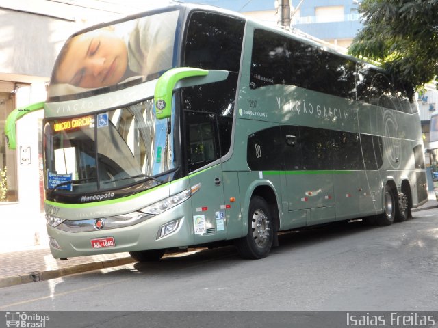 Viação Garcia 7207 na cidade de Poços de Caldas, Minas Gerais, Brasil, por Isaias Freitas. ID da foto: 4027604.