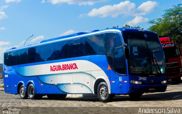 Viação Águia Branca 31410 na cidade de Manhuaçu, Minas Gerais, Brasil, por Anderson Silva. ID da foto: 4027700.