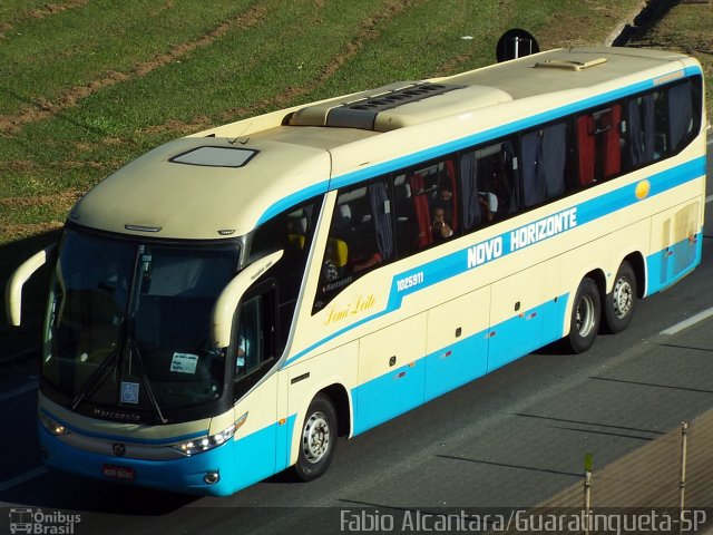 Viação Novo Horizonte 1025911 na cidade de Aparecida, São Paulo, Brasil, por Fabio Alcantara. Número da foto: #4028002.