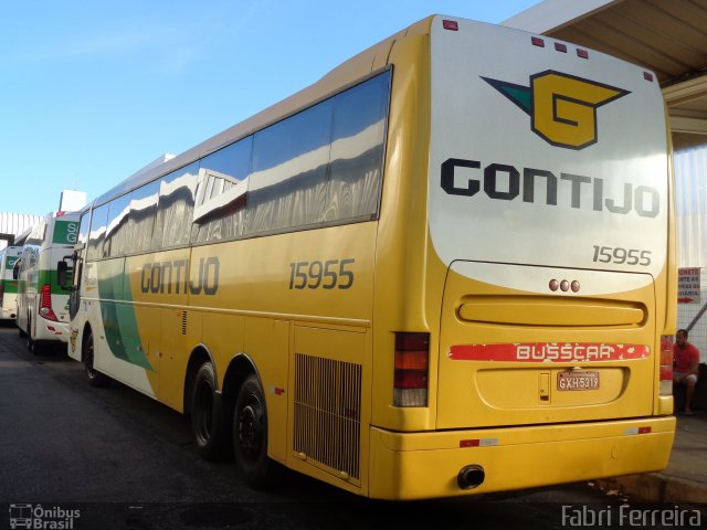 Empresa Gontijo de Transportes 15955 na cidade de Belo Horizonte, Minas Gerais, Brasil, por Fabri Ferreira. Número da foto: #4026882.