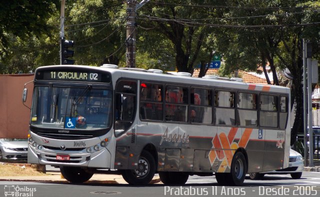 Viação Avante 10696 na cidade de Itu, São Paulo, Brasil, por Cristiano Soares da Silva. ID da foto: 4026631.