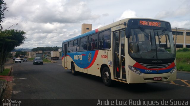 Viação Santana Iapó 3006 na cidade de Ponta Grossa, Paraná, Brasil, por André Luiz Rodrigues de Souza. Número da foto: #4027554.