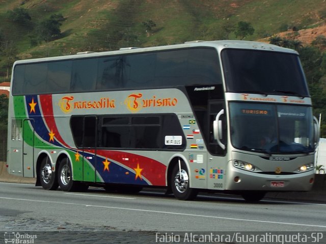Transcolita Turismo 3000 na cidade de Aparecida, São Paulo, Brasil, por Fabio Alcantara. Número da foto: #4027632.