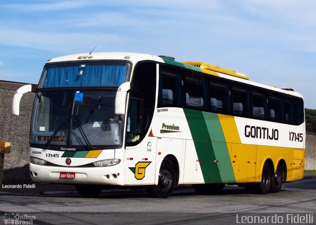 Empresa Gontijo de Transportes 17145 na cidade de São Paulo, São Paulo, Brasil, por Leonardo Fidelli. ID da foto: 4027008.