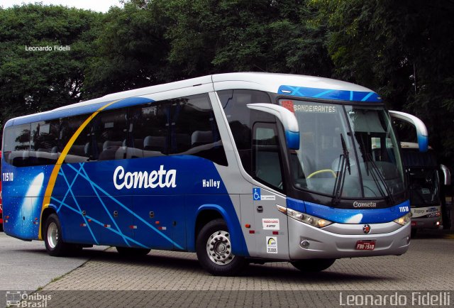 Viação Cometa 11510 na cidade de São Paulo, São Paulo, Brasil, por Leonardo Fidelli. ID da foto: 4027011.