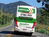 Empresa Gontijo de Transportes 21670 na cidade de Viana, Espírito Santo, Brasil, por Gilberto Martins. Número da foto: #:id.