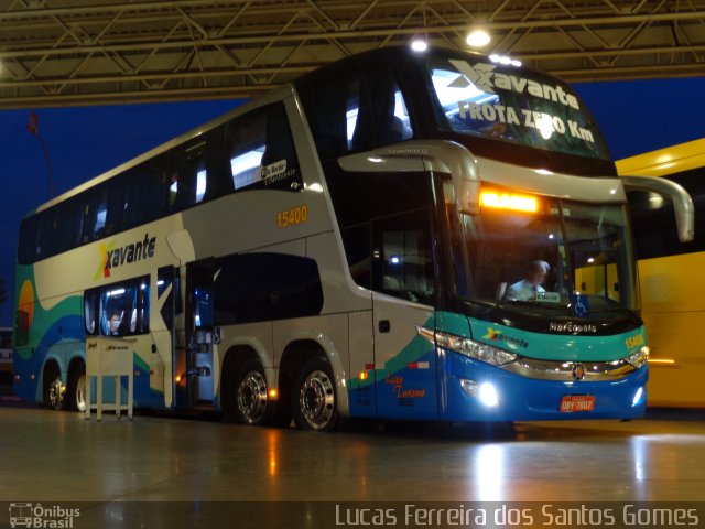 Viação Xavante 15400 na cidade de Brasília, Distrito Federal, Brasil, por Lucas Ferreira dos Santos Gomes. Número da foto: #4030310.
