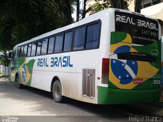 Real Brasil Turismo 205 na cidade de Belford Roxo, Rio de Janeiro, Brasil, por Felipe França. Número da foto: #4028723.