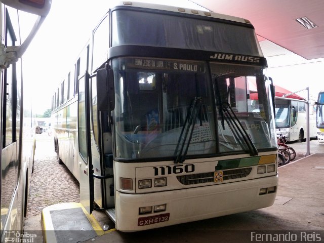 Empresa Gontijo de Transportes 11160 na cidade de Ribeirão Preto, São Paulo, Brasil, por Fernando Reis. ID da foto: 4029336.