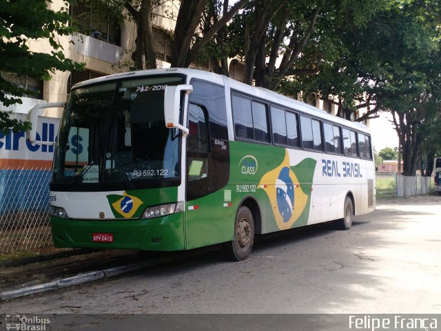 Real Brasil Turismo 205 na cidade de Belford Roxo, Rio de Janeiro, Brasil, por Felipe França. Número da foto: #4028722.