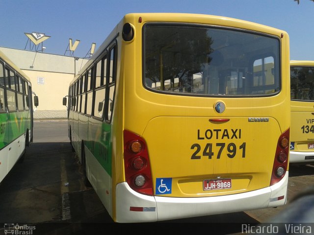 Lotaxi Transportes Urbanos 24791 na cidade de Guará, Distrito Federal, Brasil, por Ricardo Vieira. ID da foto: 4028918.